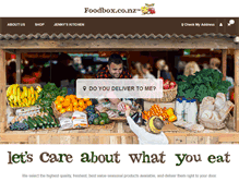 Tablet Screenshot of foodbox.co.nz